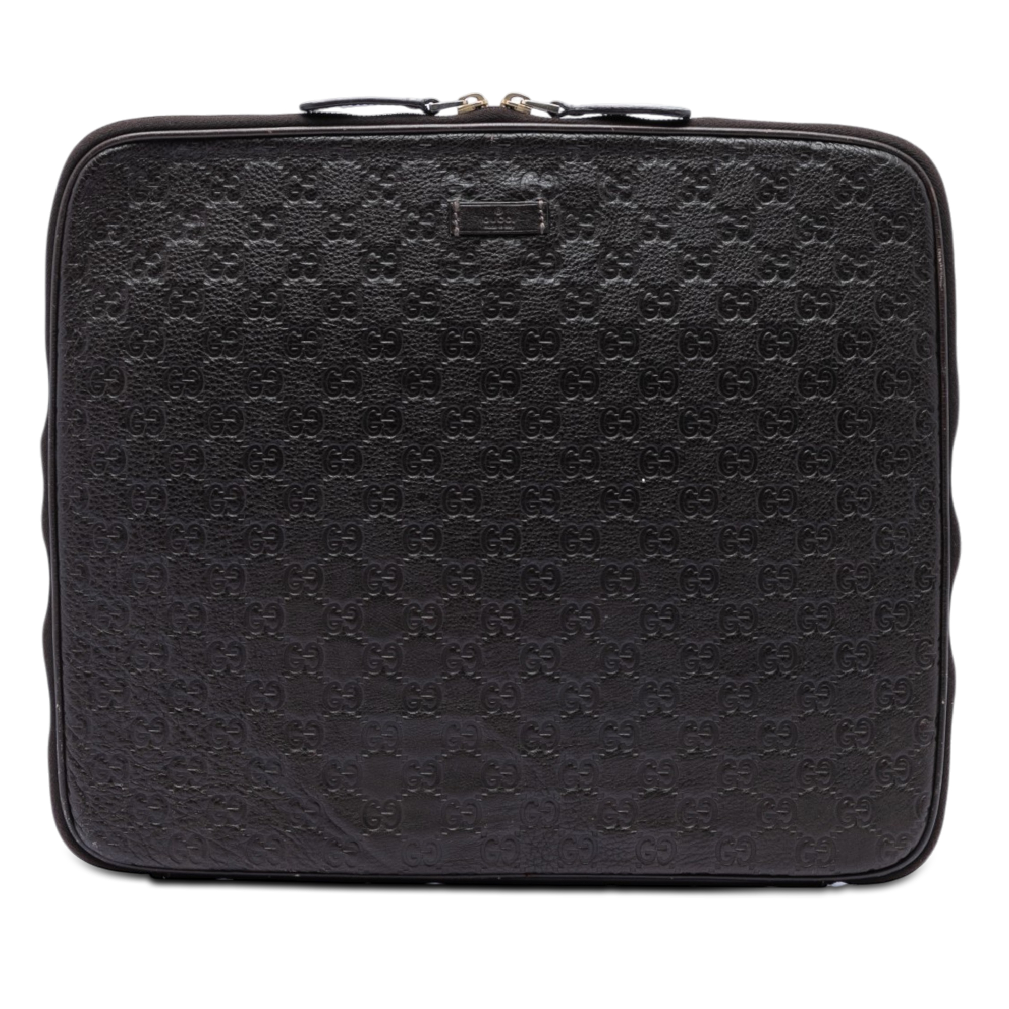 Pre-Loved Gucci Guccissima Laptop Case